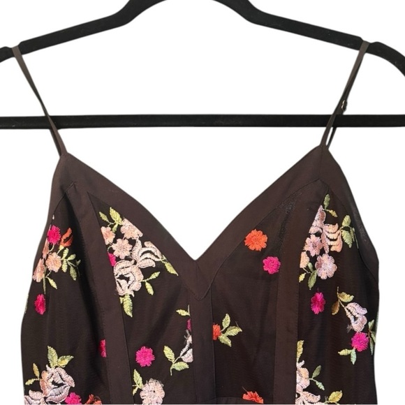 Lulus Black Floral Dress Size Small (S) - Picture 6 of 10